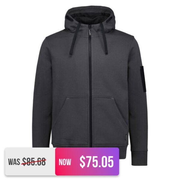 Unisex Zip Front Multi-Pocket Hoodie Thumbnail